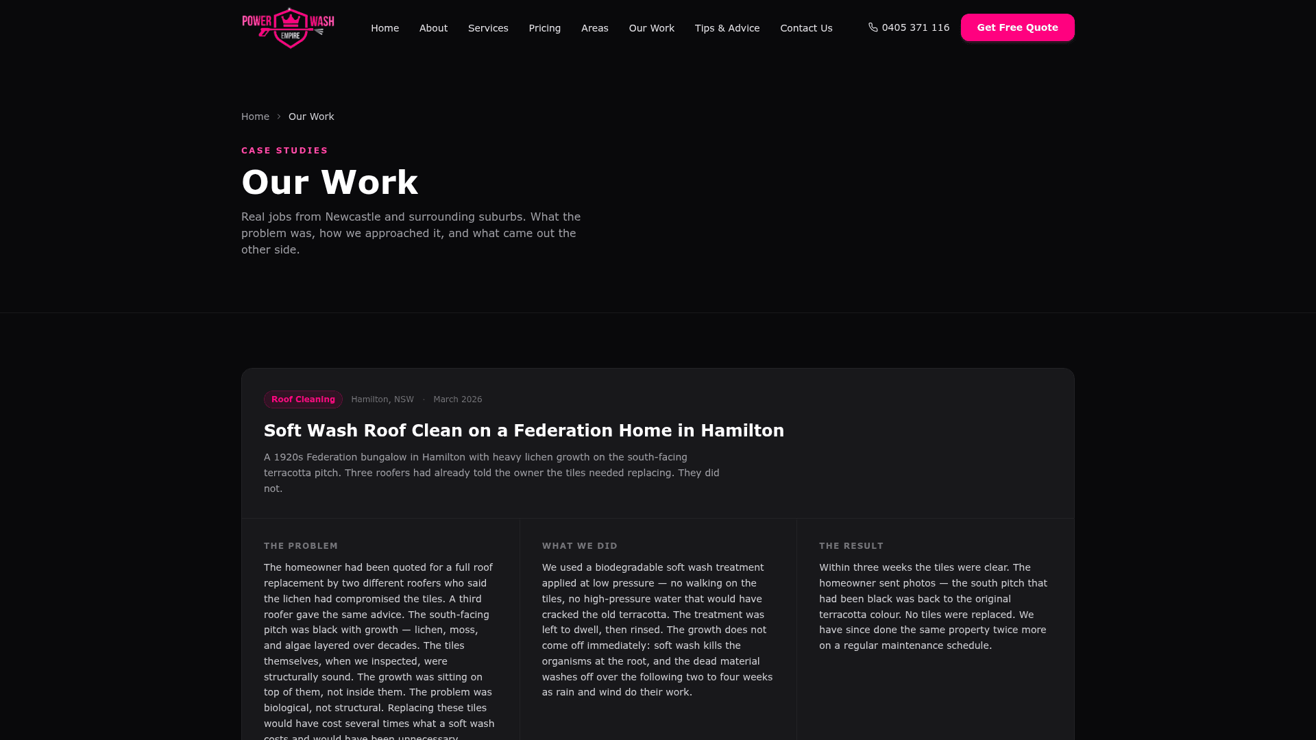 Power Wash Empire /our-work