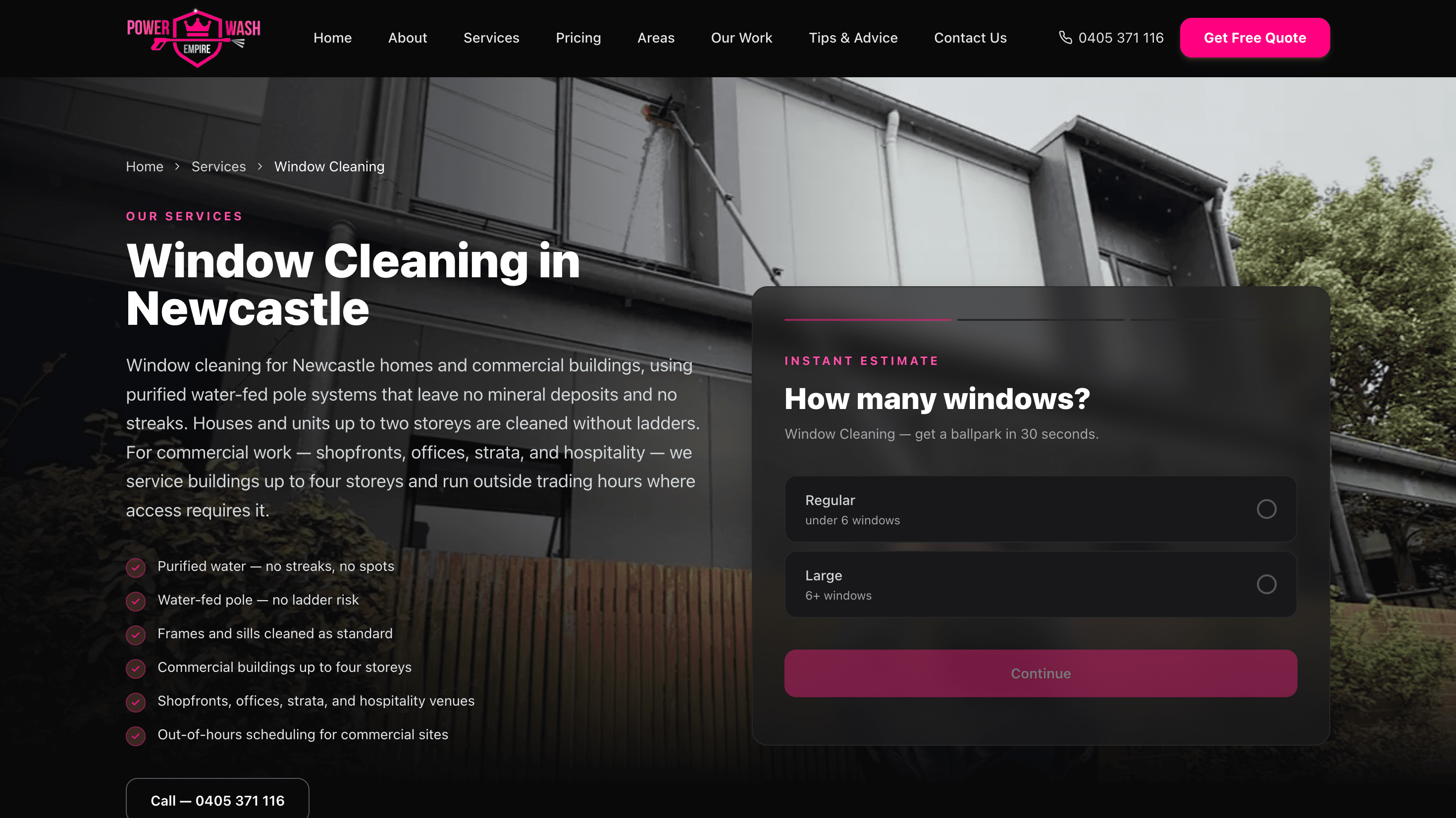 Power Wash Empire /services/window-cleaning